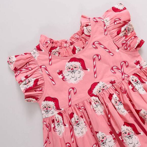 pink chicken candy cane dress Kids Pink Chicken Girls Organza Fleur Dress - Candy Cane